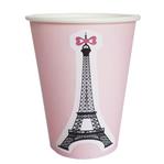 Vasos rosas París 6u